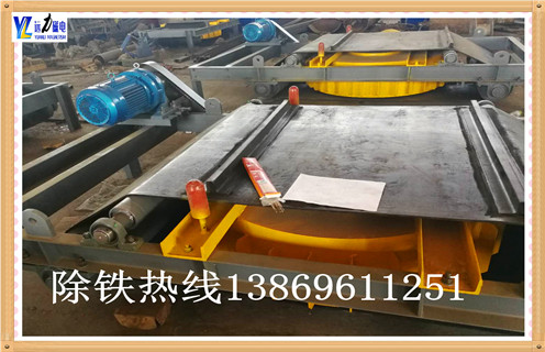 電磁自卸式除鐵器,鋼渣鏟齒造紙廠(chǎng)建筑垃圾電磁鐵