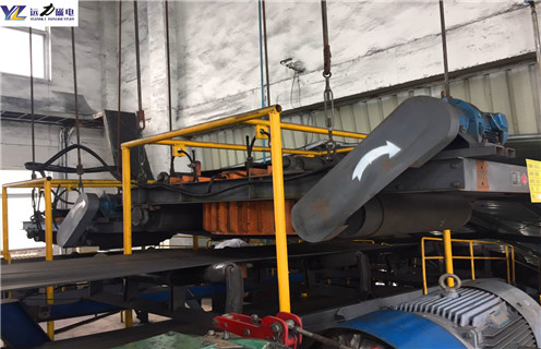 帶式電磁除鐵器，天津帶式電磁式除鐵器工作原理_天津帶式電磁式除鐵器構造選型_廠(chǎng)家